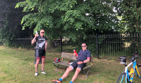 Andy Beach at Cholmondley Castle triathlon